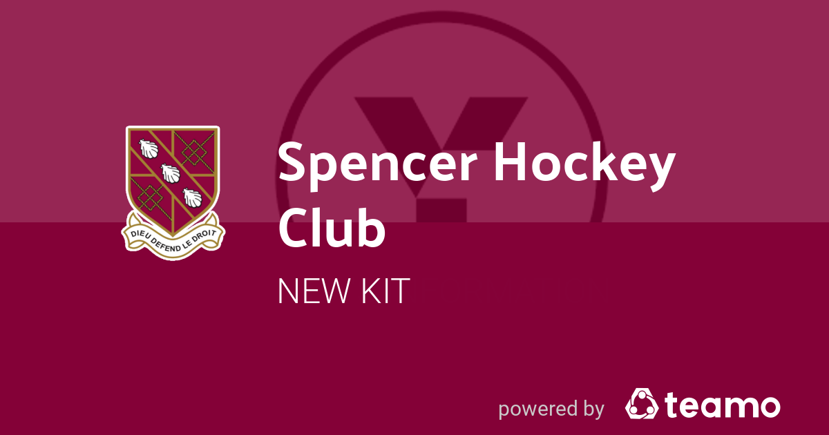 New Kit | Spencer Hockey Club